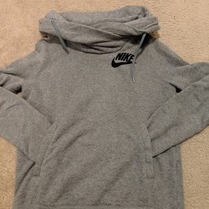 Small Nike grey Cowlneck hoodie